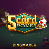 5 Card Poker mini game on jiliok apps