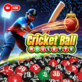 Cricket Ball Roulette live dealer table on jiliok apps